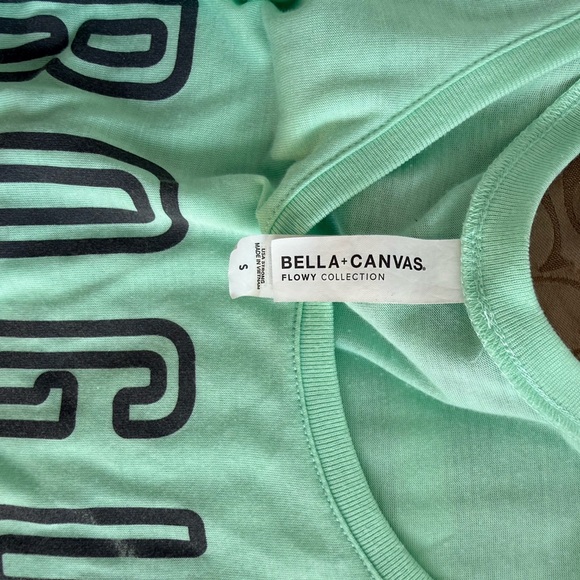 Rogue Bella Canvas Mint Green Women's Crop Tank Top - Picture 3 of 3